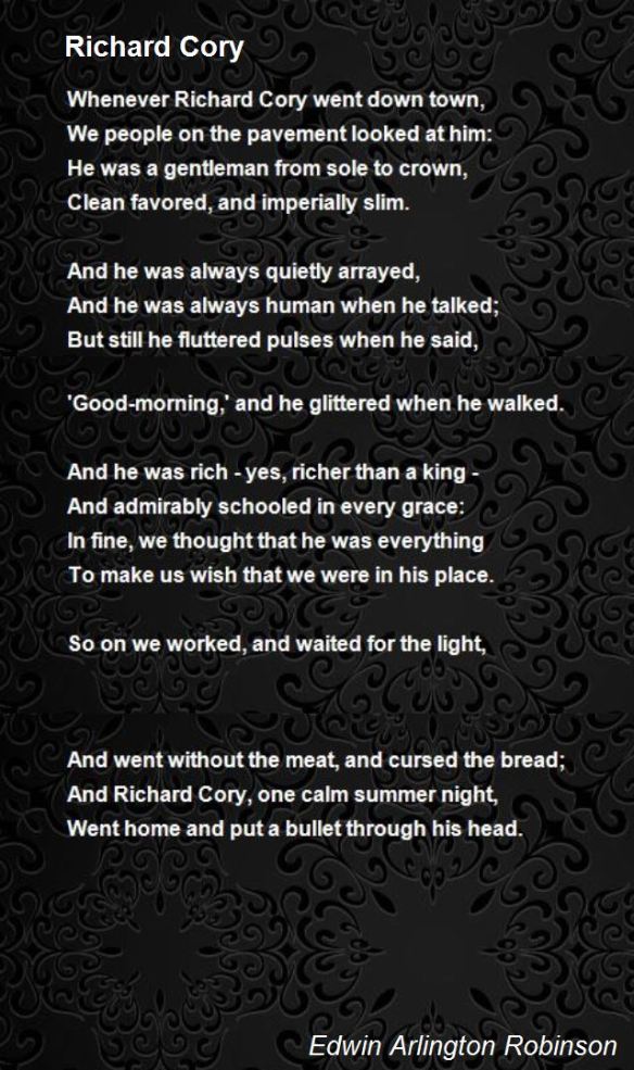 richard corey poem